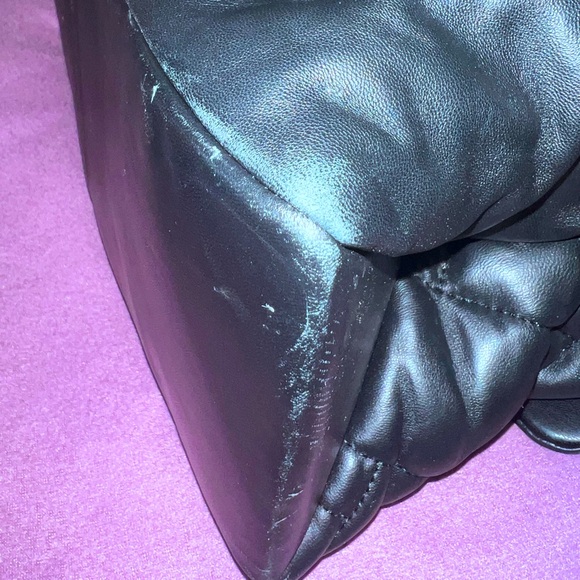 Kurt Geiger Black Quilted Leather Shoulder Bag - Picture 7 of 12